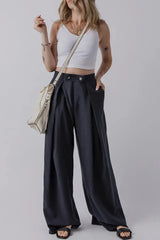 Trendy Wide Leg Pants with Pockets Made for Comfort.