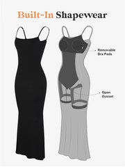 Basic Bae Built-In Shapewear Sleeveless Maxi Dress.