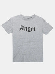Perfee ANGEL Round Neck Short Sleeve T-Shirt.