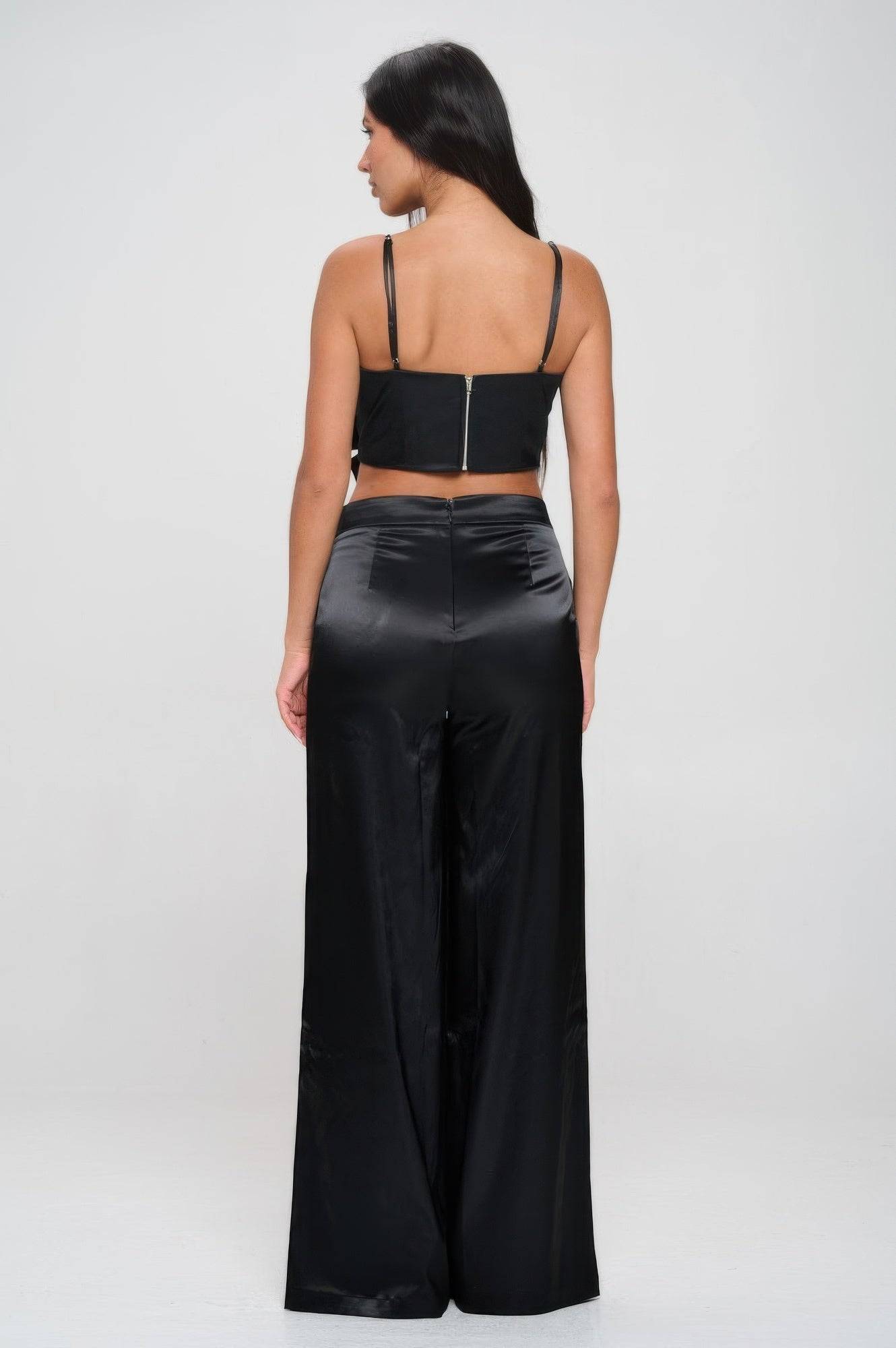 Crop Top & Pant Set.