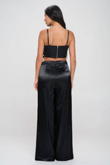 Crop Top & Pant Set.