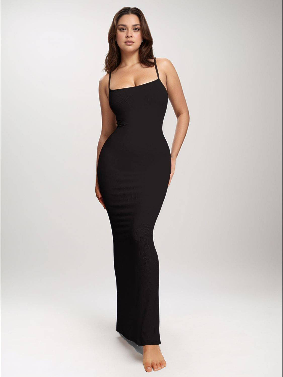 Basic Bae Built-In Shapewear Sleeveless Maxi Dress.