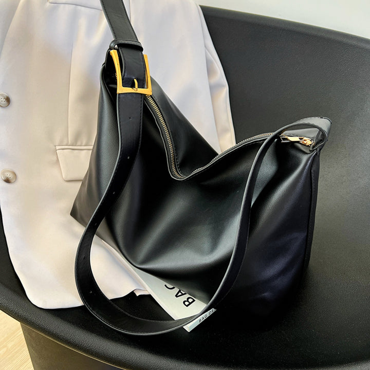 Women’s Adjustable Strap PU Leather Handbag