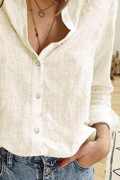 Women's Button Up Long Sleeve Shirt